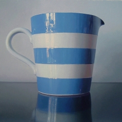 Blue and White pitcher