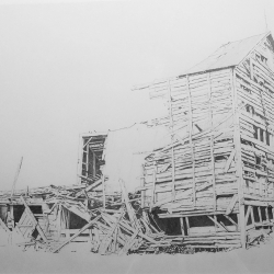 Collapsed Barn